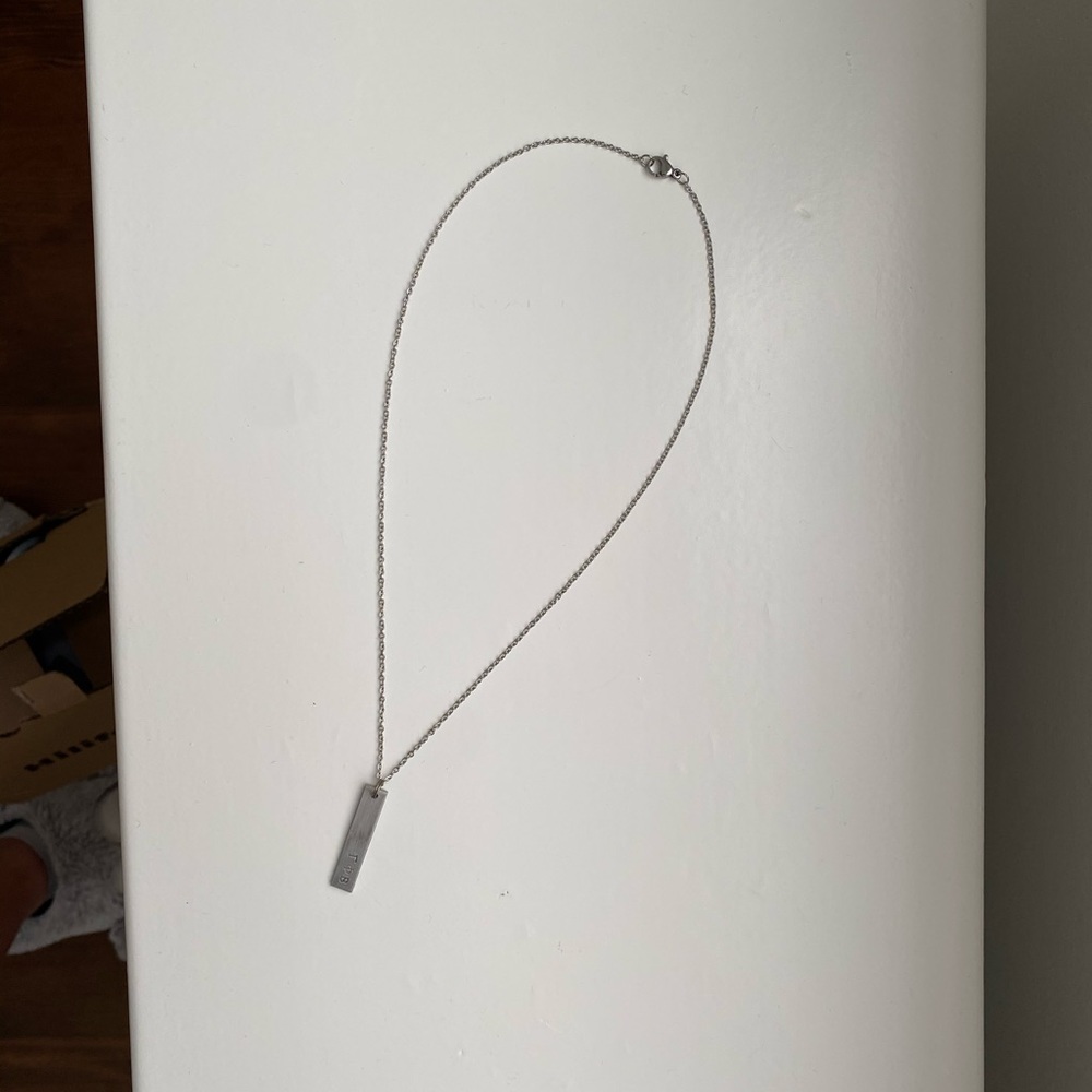 Silver Gamma Phi Beta GPhi Sorority Necklace - Picture 4 of 4